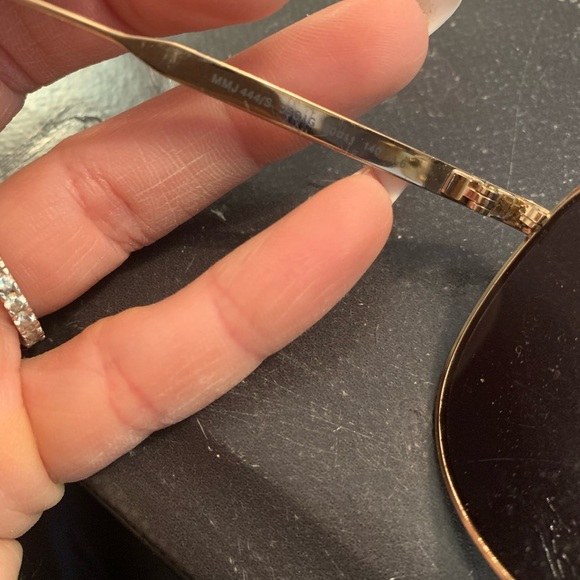 Marc by Marc Jacobs aviator sunglasses. Blue - Picture 3 of 5